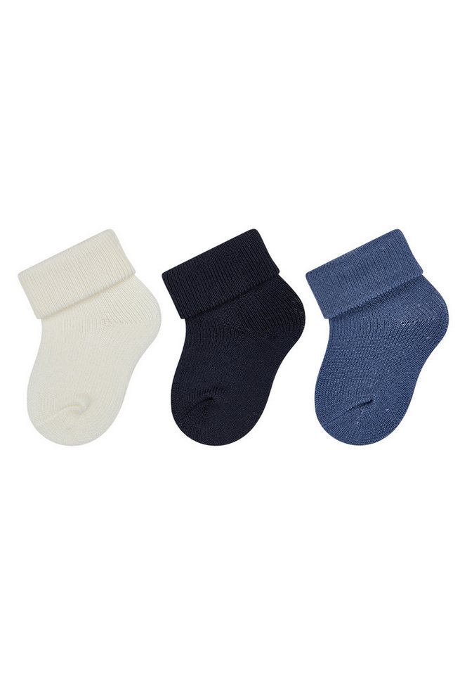 Sterntaler® Feinsöckchen Sterntaler® Erstlingssocken 3er-Pack Wolle (3-Paar, 3er-Pack) von Sterntaler®