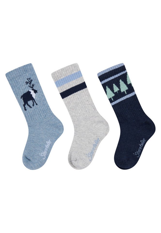 Sterntaler® Feinsöckchen Socken 3er-Pack Hirsch (3-Paar, 3er-Pack) von Sterntaler®