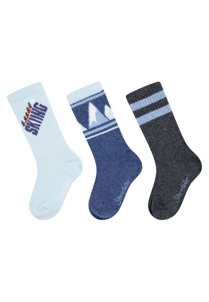 Sterntaler® Feinsöckchen Socken 3er-Pack SKIING (3-Paar, 3er-Pack) von Sterntaler®