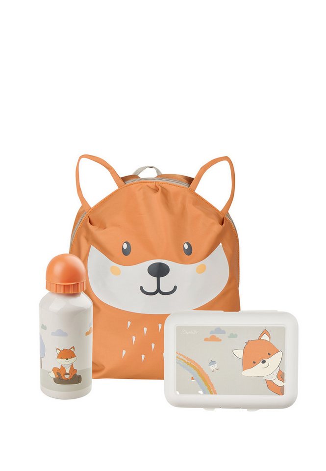 Sterntaler® Kinderrucksack Kindergarten Set FUCHS Filou (Fuchs Filou, 3-tlg., Set bestehend aus Kinderrucksack Mini, Brotdose und Trinkflasche) von Sterntaler®