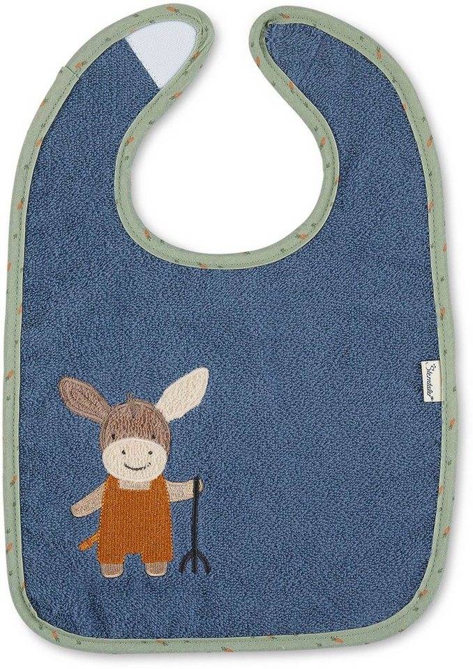 Sterntaler® Lätzchen Klettlätzchen, Emmilius Frottee, mittelblau von Sterntaler®