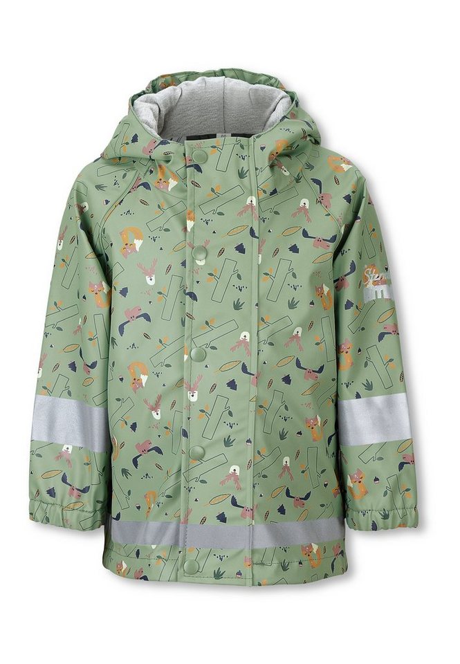 Sterntaler® Regenjacke Regenjacke Waldtiere (1-St., Kinder Regen- und Matschjacke mit süßen Motiven) Regenjacke Kinder mit Kapuze, Funktionsjacke Kinder von Sterntaler®