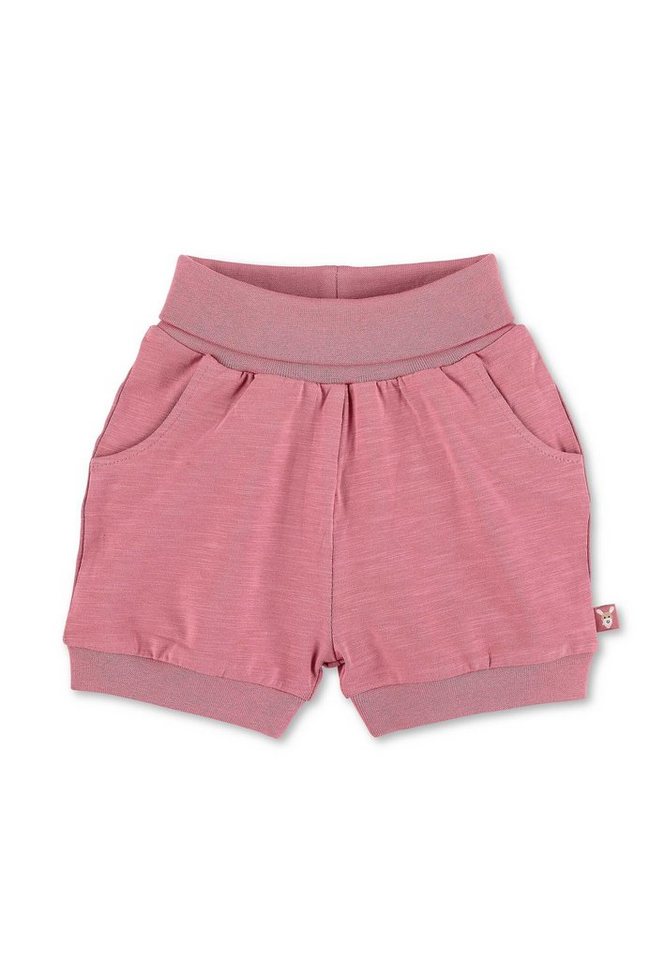 Sterntaler® Shorts GOTS Hose kurz Emmi (1-tlg., GOTS Babyhose kurz, Pumphose Kinder mit Bündchen am Beinabschluss) Stoffose Baby aus Flammgarn, Shorts Baby unifarbend von Sterntaler®