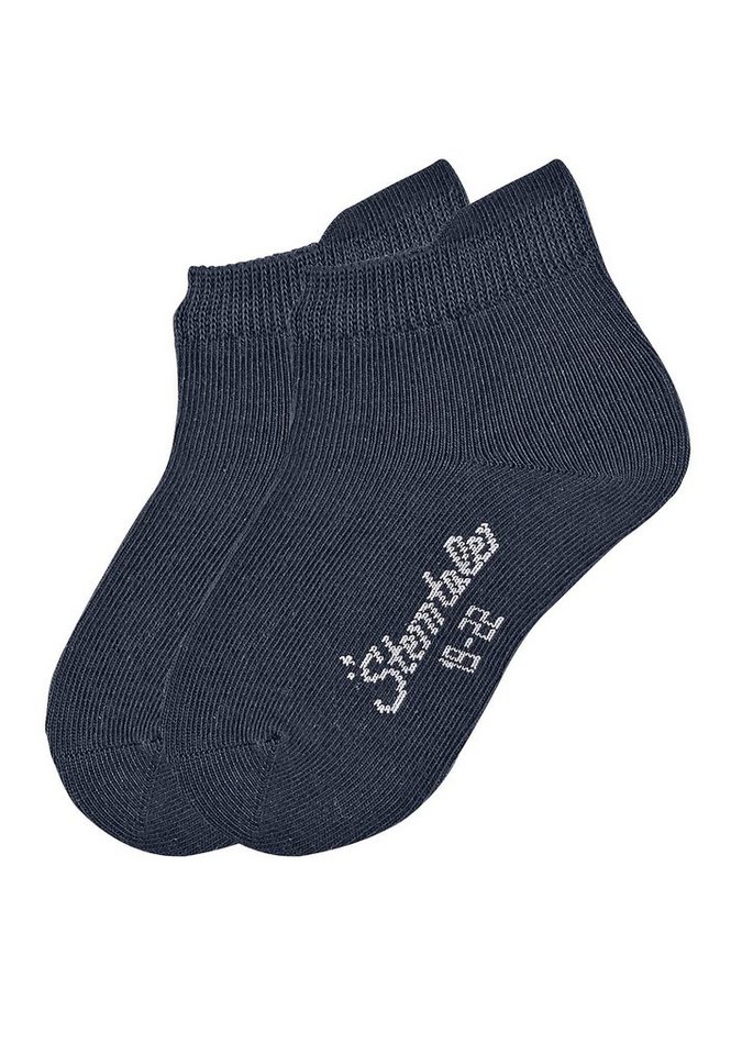 Sterntaler® Sneakersocken Sneaker-Söckchen uni, 2er-Pack (2-Paar) Sneaker Söckchen - Sneaker-Söckchen Doppelpack, uni - Leichte Kinder Sneaker Socken mit besonderem Fersenabschluss - Sommersocken kurz für Babys von Sterntaler®