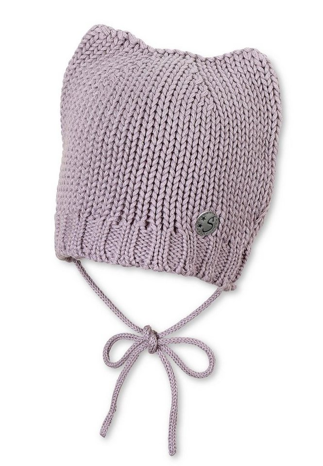 Sterntaler® Strickmütze GOTS Strickmütze Katzenohr (1-St) von Sterntaler®