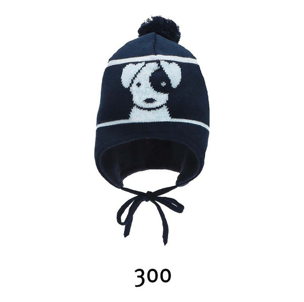 Sterntaler® Strickmütze Sterntaler Bommelmütze Hund von Sterntaler®