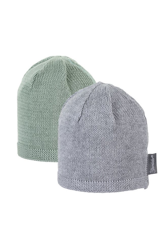 Sterntaler® Strickmütze im Doppelpack aus Bio-Baumwolle (2-St) von Sterntaler®