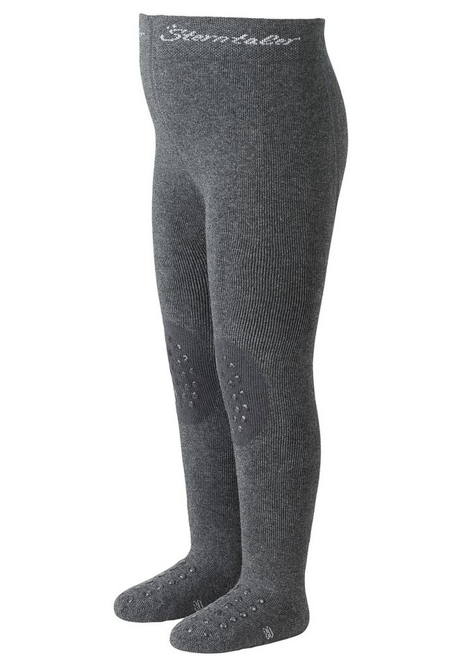 Sterntaler® Strumpfhose Krabbelstrumpfhose uni (1 St) ABS-Noppen im Kniebereich, auf Spann und Sohle, mit Innenfrottee von Sterntaler®