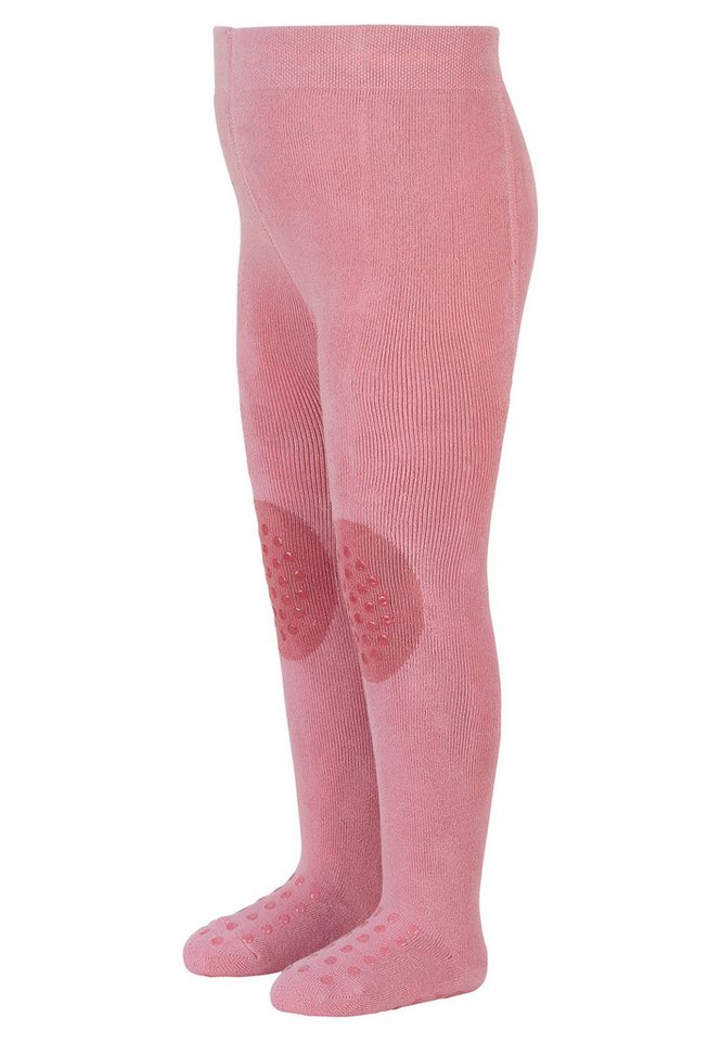 Sterntaler® Strumpfhose Krabbelstrumpfhose uni (1 St) ABS-Noppen im Kniebereich, auf Spann und Sohle, mit Innenfrottee von Sterntaler®