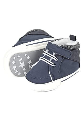 Sterntaler Baby Schuhe Babyschuh Materialmix, Marine, 17/18 EU von Sterntaler