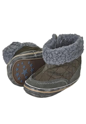 Sterntaler Jungen Baby Schuhe Babyschuh Steppmuster, Dunkelgrün, 18 EU von Sterntaler