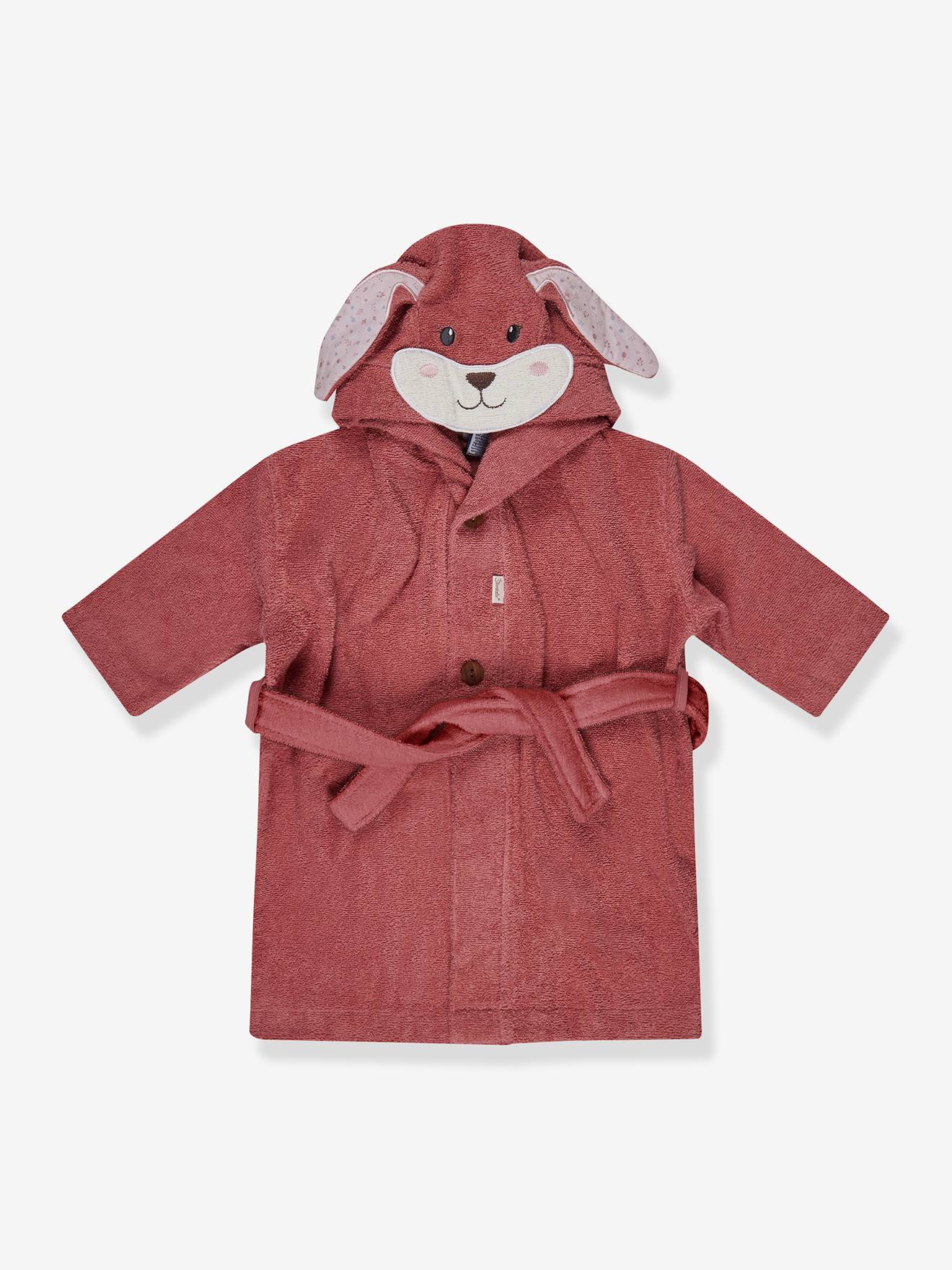 Bademantel mit Hasenohren Mädchen Sterntaler blush von Sterntaler