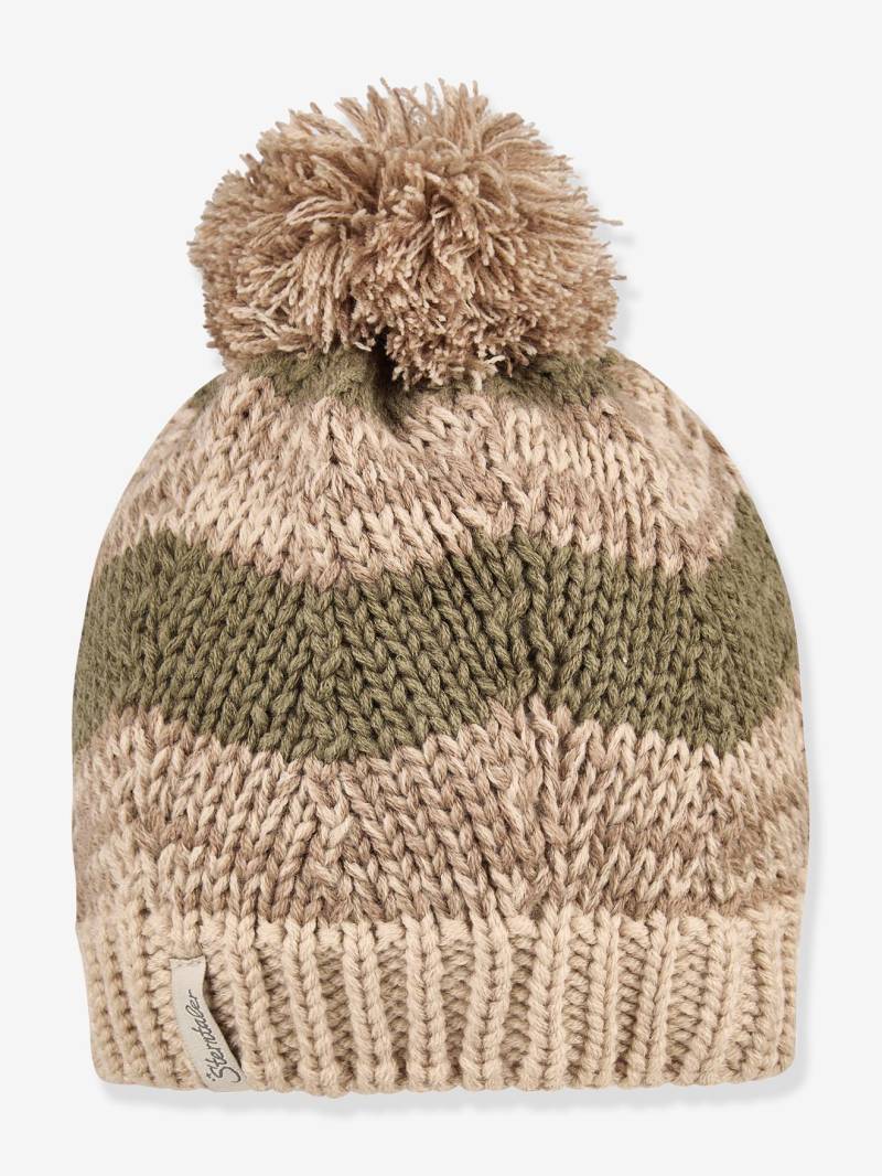 Bommelmütze Melange aus Bio-Baumwolle Kinder Sterntaler  meliert von Sterntaler