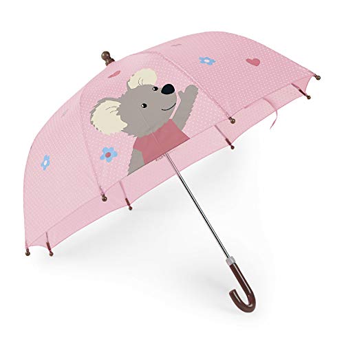 Sterntaler Regenschirm, Maus Mabel, Alter: Kinder ab 3 Jahren, Hellrosa/Mehrfarbig, 60 cm von Sterntaler