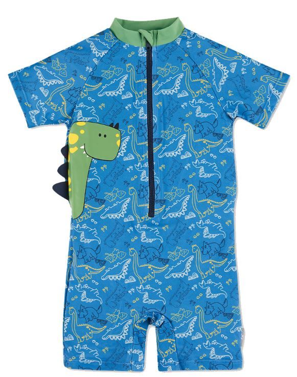 Schwimmanzug Kurzarm Junge blau / Sterntaler von Sterntaler