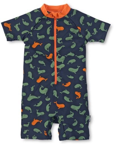 Schwimmanzug Kurzarm Junge navy / Sterntaler von Sterntaler