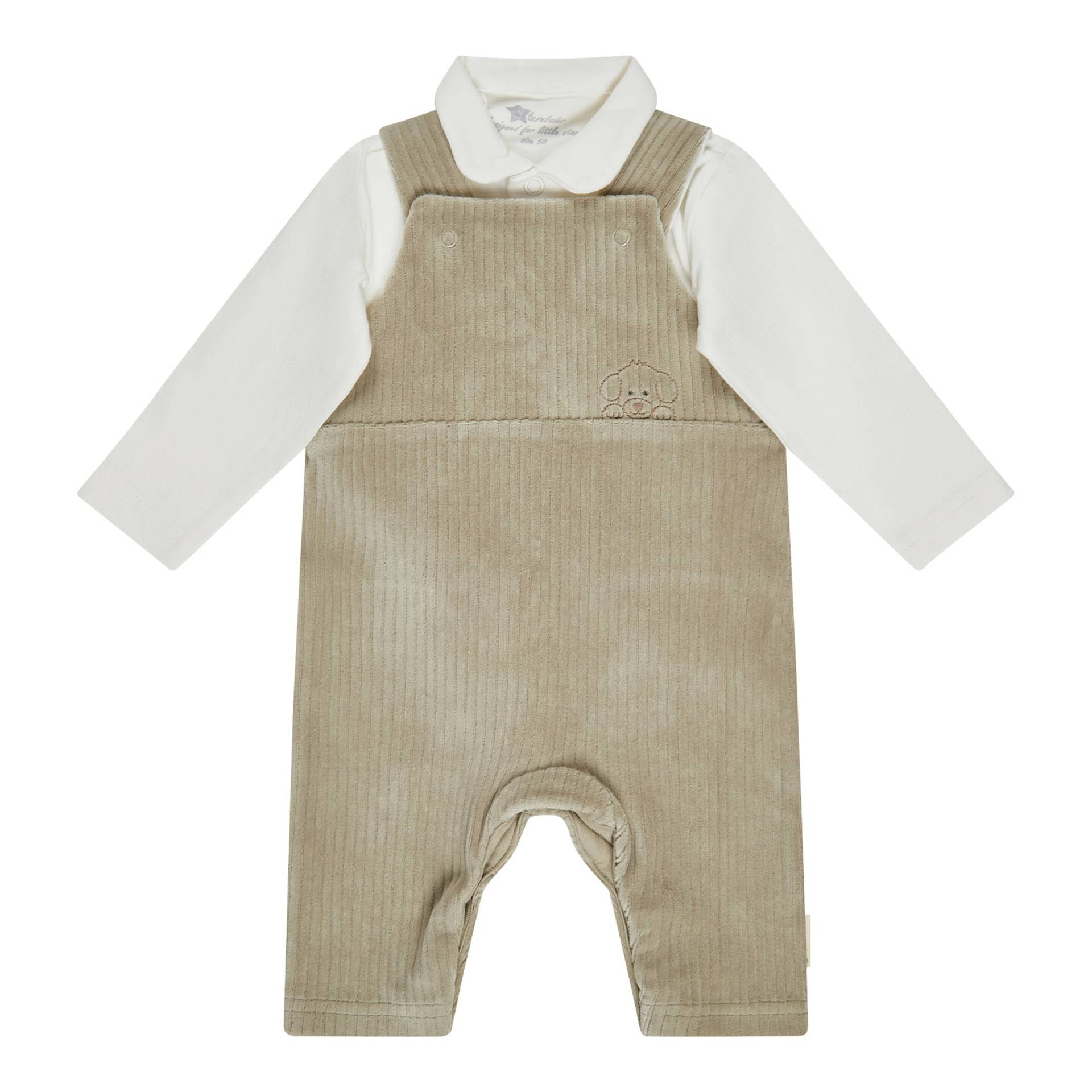 Sterntaler 2-tlg. Set Nicki-Latzhose und Shirt langarm Cordoptik von Sterntaler