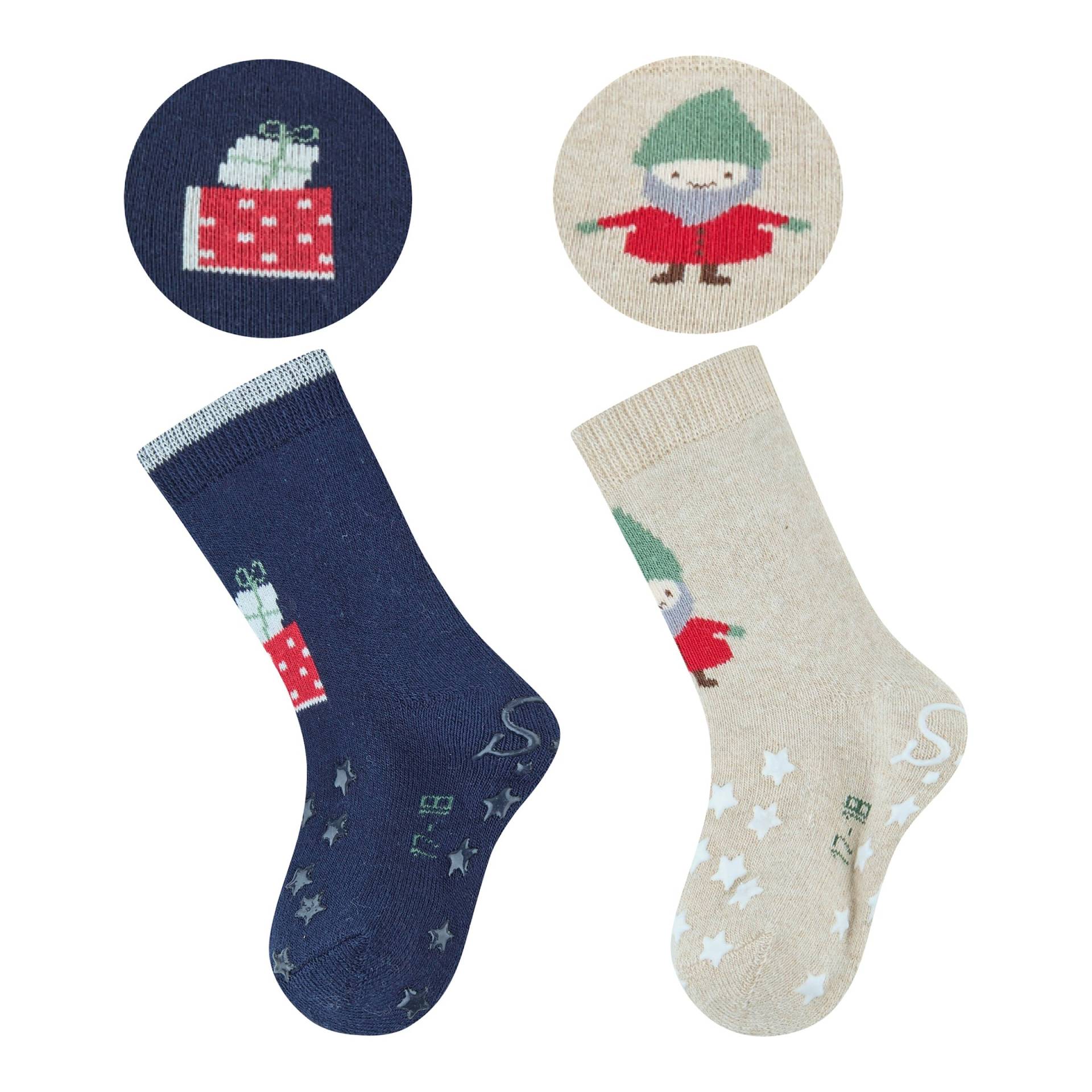 Sterntaler 2er-Pack ABS-Krabbelsocken Weihnachten von Sterntaler