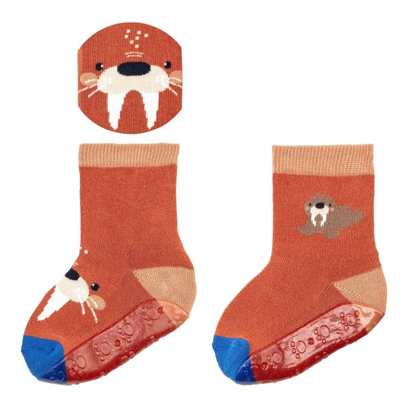 Sterntaler 2er-Pack ABS-Socken Fliesen Flitzer Air Walross von Sterntaler