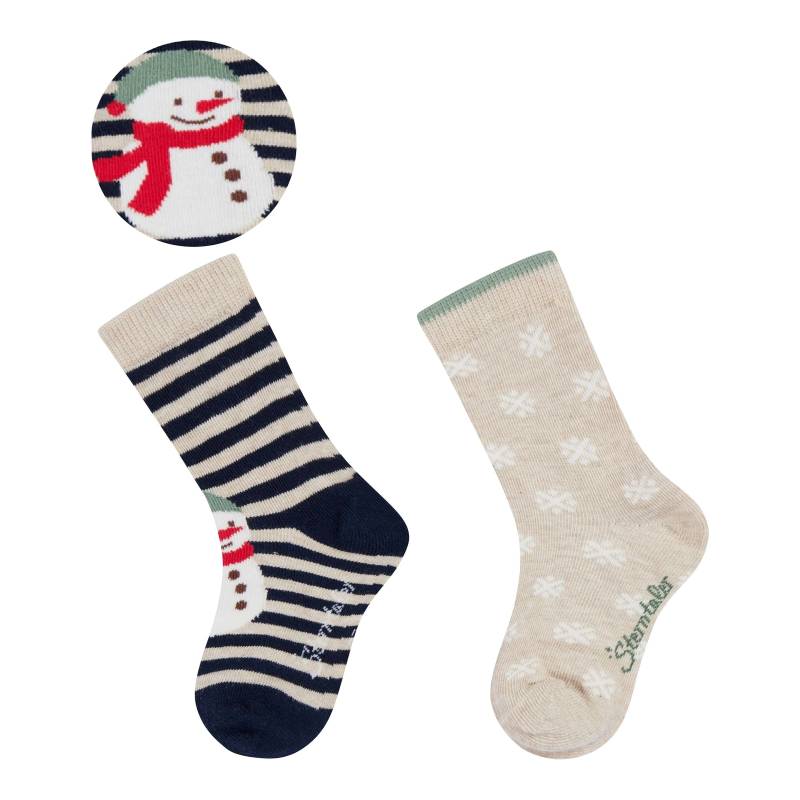 Sterntaler 2er-Pack Socken Schneemann Schneeflocke von Sterntaler