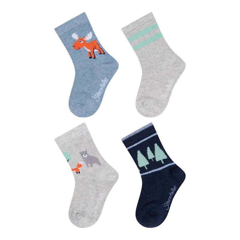 Sterntaler 4er-Pack Socken Tiere Bäume von Sterntaler