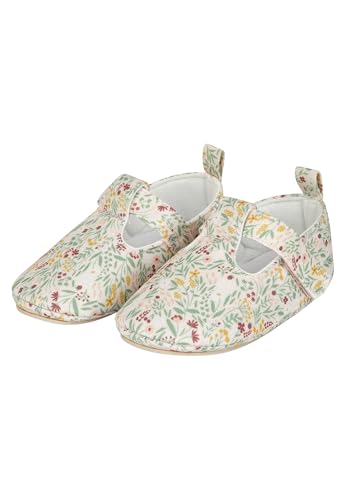 Sterntaler Baby Ballerinas Blumen - Baby Schuhe aus Canvas mit Klettverschluss - Kleinkind Mädchen Schuhe mit Rutschfester Sohle, zartrosa, Größe 20 von Sterntaler