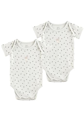 Sterntaler Baby Body Doppelpack Motiv Blätter – Unisex – Body Kurzarm – Jerseybody mit kleinem Esel Emmi Print und Knöpfen im Schritt Sterntaler Baby Body Doppelpack Motiv Blätter – Unisex – Body Kurzarm – Jerseybody mit kleinem Esel Emmi Print und Knöpfen im Schritt von Sterntaler