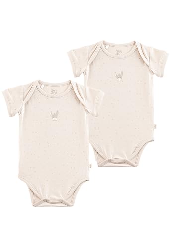 Sterntaler Baby Body Doppelpack Motiv Pünktchen – Unisex – Kurzarm Bodys – Jerseybody mit kleinem Esel Emmi Print und Knöpfen im Schritt von Sterntaler