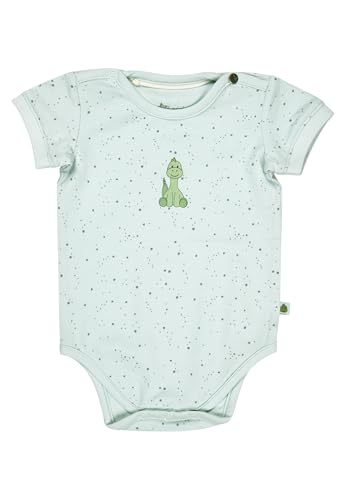 Sterntaler Body Kurzarm mit Dino Rexi Print – praktische Druckknöpfe – Baumwolljersey – Jungen Unterwäsche – bequem & elastisch - ab Geburt – helltürkis – Größe 62 von Sterntaler