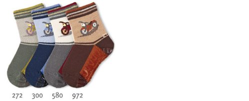 Sterntaler Baby Fliesenflitzer Socken Sun Motorrad 80228 Größe. 19/20 Farbe. grau 580 von Sterntaler