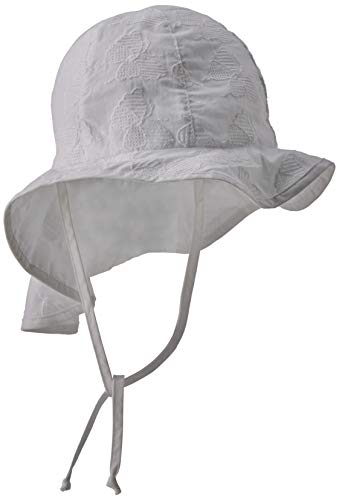 Sterntaler Baby-Girls Hut mit Bindeband Hat, weiß, 49 von Sterntaler