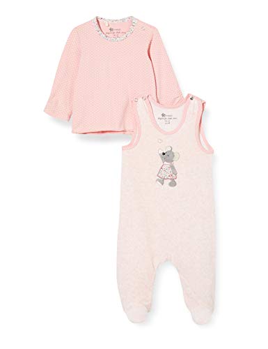 Sterntaler Baby - Mädchen Strampler-set Nicki Mabel Pajama Set, Rosa Mel., 50 von Sterntaler