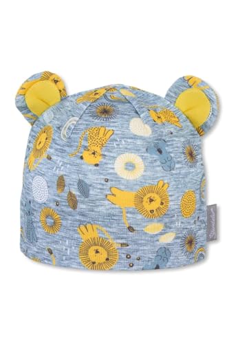 Sterntaler Baby-Jungen 1602171 Beanie-Mütze, gelb, 45 von Sterntaler