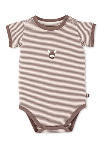 Sterntaler Baby Jungen Baby Body GOTS Emmi Body - Body Baby, Baby Wickelbody - aus geringeltem Jersey mit Esel Print - braun, 50 Sterntaler Baby Jungen Baby Body GOTS Emmi Body - Body Baby, Baby Wickelbody - aus geringeltem Jersey mit Esel Print - braun, 50 von Sterntaler