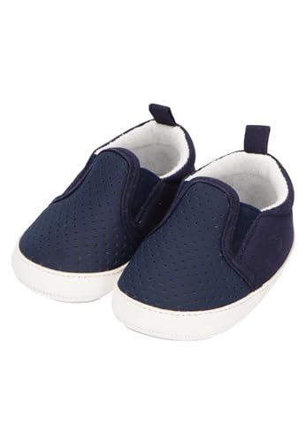 Sterntaler Babyschuh Farbmix für Jungen aus Kunstleder und Canvas - Schuhe mit aufgenähter rutschfester Sternensohle - Baby Schuhe aus hochwertigem Material - marine, 18 von Sterntaler