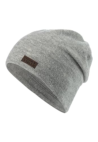 Sterntaler Baby Jungen Slouch-Beanie Melange Mütze - Gefüttert Mit Weichem Baumwoll-Fleece - Hellgrau, 47 von Sterntaler