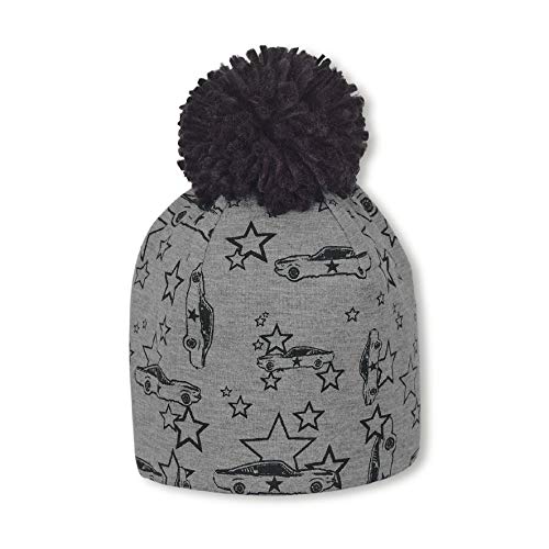 Sterntaler Baby-Jungen Beanie Mütze, Grau (Anthrazit Mel. 592), 49 von Sterntaler