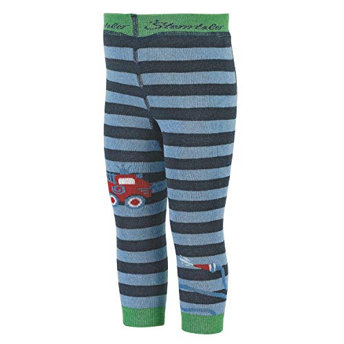 Sterntaler Baby - Jungen Drak + Brandweer Leggings, Marine, 74 EU von Sterntaler