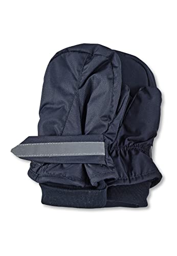 Sterntaler Fäustling mit Daumen, wasserabweisend, mit elastischem Bündchen und Klettverschluss, gefüttert - unisex Accessoires für Babys & Kleinkinder - marine, Gr. 2 von Sterntaler