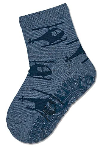Sterntaler Baby Jungen Fliesen Socken Baby FLI AIR Hubschrauber Strümpfe meliert - Fliesen Rutsch Socken Baby - Hubschrauber Motiv - tintenblau, 20 Sterntaler Baby Jungen Fliesen Socken Baby FLI AIR Hubschrauber Strümpfe meliert - Fliesen Rutsch Socken Baby - Hubschrauber Motiv - tintenblau, 20 von Sterntaler