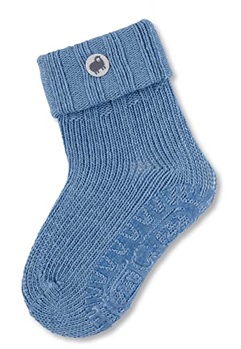 Sterntaler Baby - Jungen Fliesen Socken Baby Fli Fli Umschlag Wolle, Mittelblau, 24 von Sterntaler