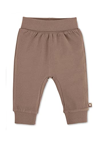 Sterntaler Baby Jungen Hose Baby GOTS Hose Emmi - Baby Hose, Kinder-Hose, Baby-Hose - mit "Mitwachsbund" und Stickerei - braun, 62 von Sterntaler