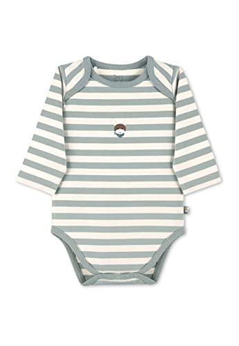 Sterntaler Jungen Body GOTS Langarm Wickelbody Emmi - Aus Geringeltem Jersey Mit Esel Stickerei - Grün, 50 Sterntaler Jungen Body GOTS Langarm Wickelbody Emmi - Aus Geringeltem Jersey Mit Esel Stickerei - Grün, 50 von Sterntaler