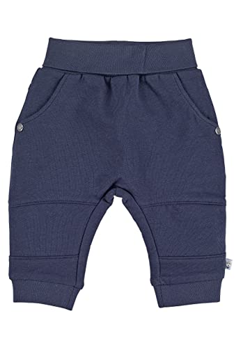 Sterntaler Baby - Jungen Hose Baby Hose Jersey mit Kniesteppung, Marine, 56 von Sterntaler