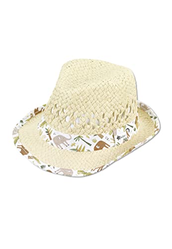 Sterntaler Baby Jungen Hut Baby Strohhut Safari - Baby Hut, Kopfbedeckung Baby Sommer, Sommerhut Baby - aus Papier - beige, 51 von Sterntaler