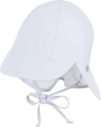 Sterntaler Baby-Jungen Casquette Avec Protège-nuque Kappe, Weiss 500), Large (Herstellergröße: 45) von Sterntaler
