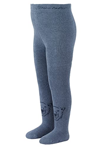 Sterntaler Baby - Jungen Kleinkind Strumpfhose Bär, Tintenblau, 116 von Sterntaler