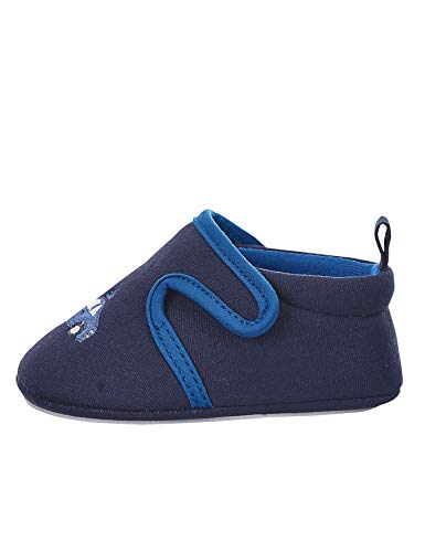 Sterntaler Baby-Krabbelschuh, Baby Jungen Hausschuhe, Blau (Marine 300), 17/18 EU (6-9 month Baby UK) von Sterntaler