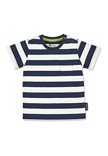 Sterntaler Baby-Jungen Kurzarm Block T-Shirt, Marine, 62 von Sterntaler