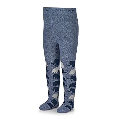 Sterntaler Baby-Jungen Mammut Strumpfhose, Undurchsichtige, Tintenblau, 74 von Sterntaler